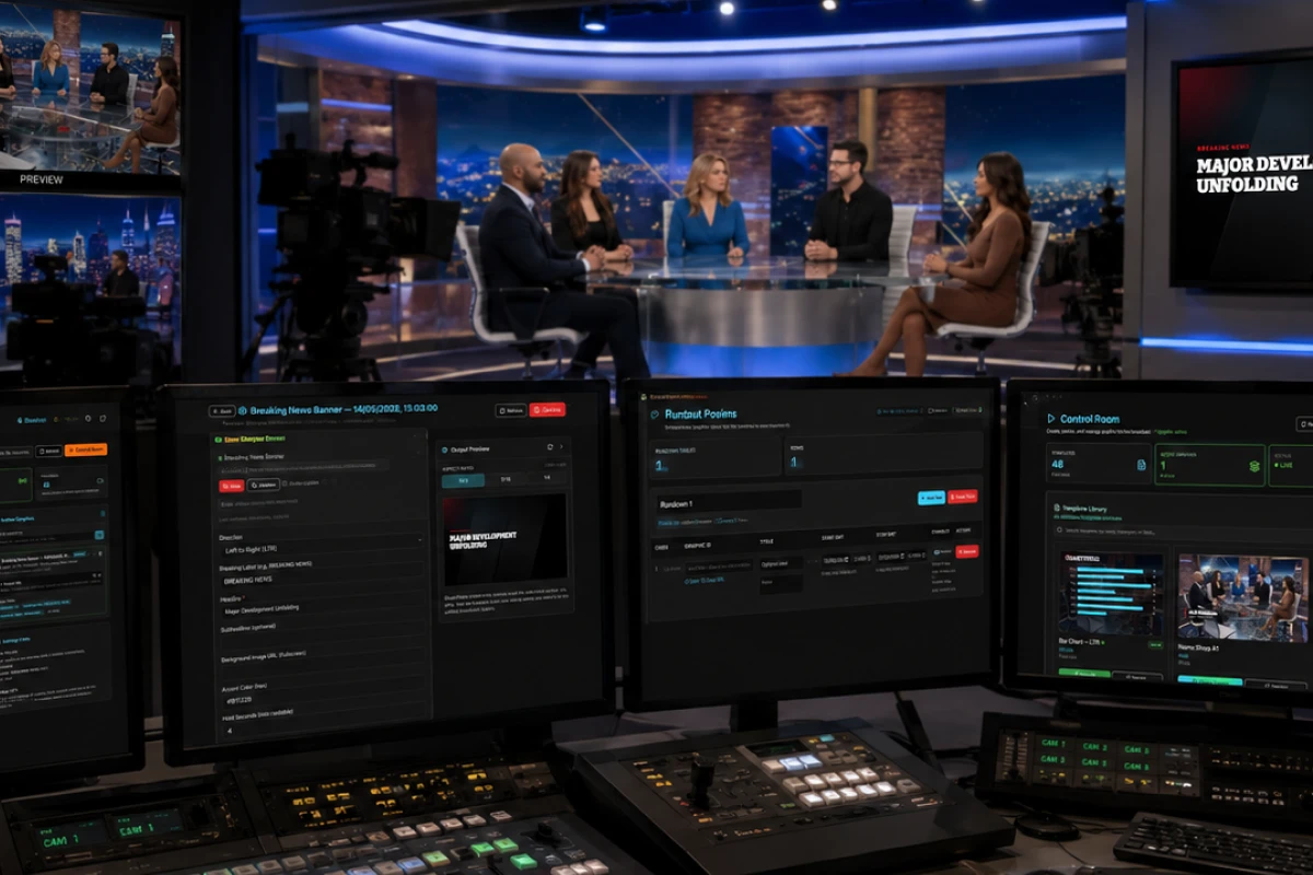 BEEP Studio — live broadcast graphics