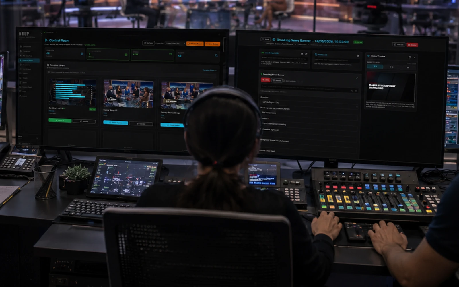 Production control room